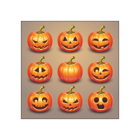 Halloween Pumpkins • Beverage Napkins