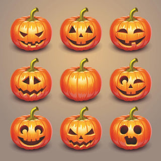 Halloween Pumpkins • Beverage Napkins