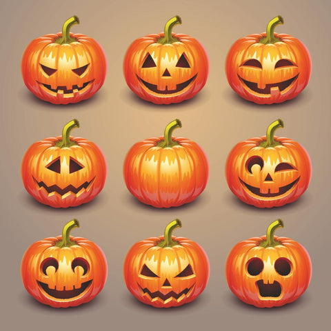 Halloween Pumpkins • Beverage Napkins