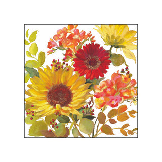 Sunny Flowers, cream • Beverage Napkins