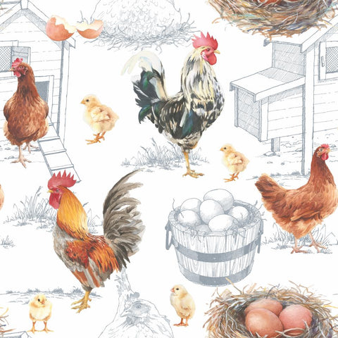 Chicken Farm • Beverage Napkins