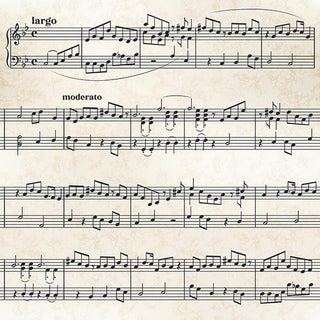 Sheet Music • Beverage Napkin
