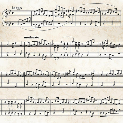 Sheet Music • Beverage Napkin