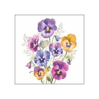 Pansies • Beverage Napkins