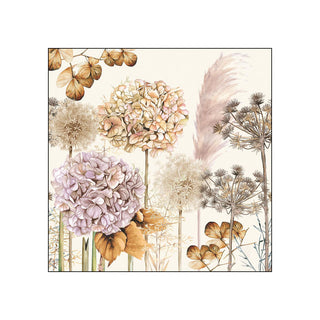 Dried Flowers • Beverage Napkins