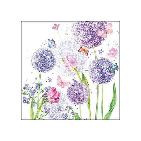 Flower Beauty • Beverage Napkins