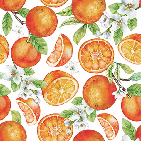 Juicy Oranges • Beverage Napkin