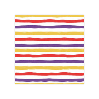 Wavy stripes, lilac • Beverage Napkins