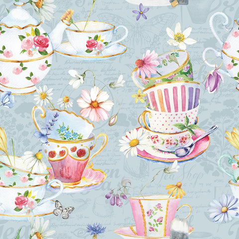 Tea Cups • Beverage Napkin