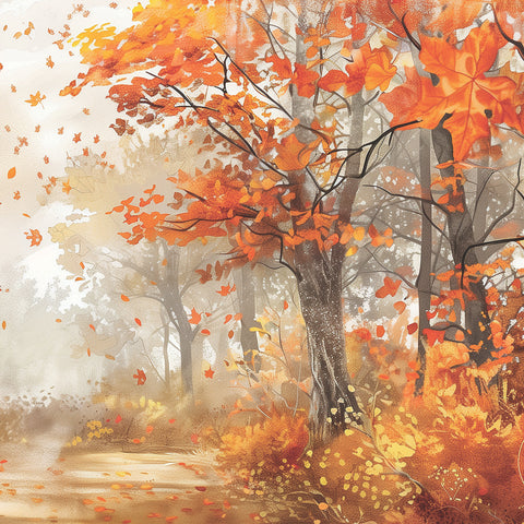 Autumn Tree • Beverage Napkin