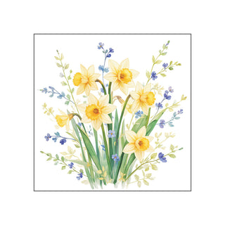 Daffodil Wildflowers • Beverage Napkins