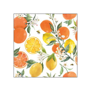 Lemons and Oranges • Beverage Napkins