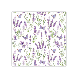 Butterfly, lavender • Beverage Napkins