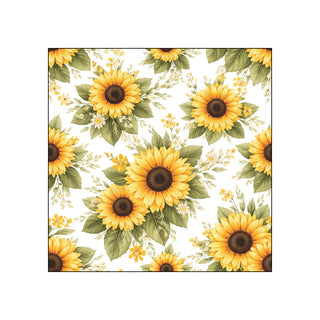 Sunflower Pattern • Beverage Napkins