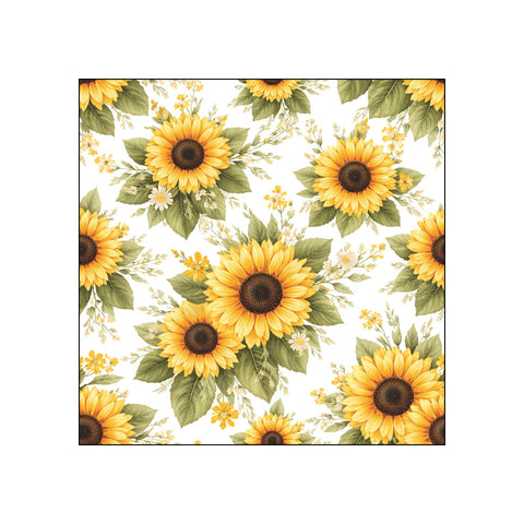 Sunflower Pattern • Beverage Napkins