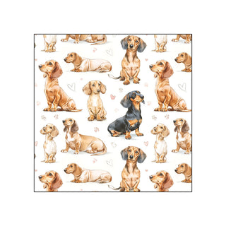 Dachshund Dreams • Beverage Napkins