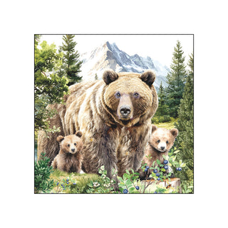 Grizzly Bears • Beverage Napkins