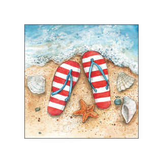 Flip Flops • Beverage Napkins