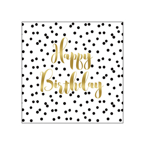 Birthday Confetti • Beverage Napkins
