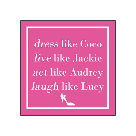 Dress Like Coco • Beverage Napkins