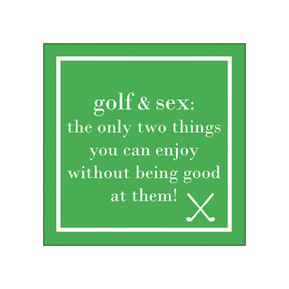 Golf & Sex • Beverage Napkins