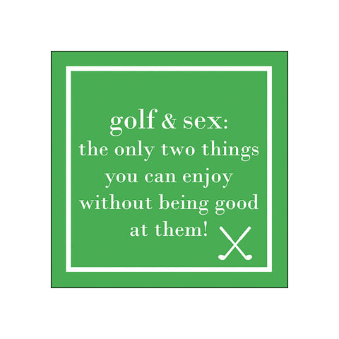 Golf & Sex • Beverage Napkins
