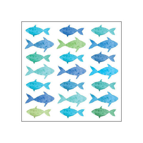 Aquarell Fish • Beverage Napkins