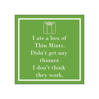 Thin Mints • Beverage Napkins