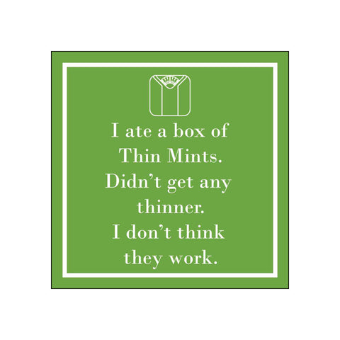 Thin Mints • Beverage Napkins