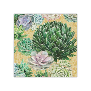 Succulents • Beverage Napkins