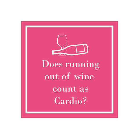 Cardio • Beverage Napkin