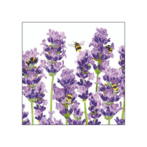 Bees & Lavender • Beverage Napkins
