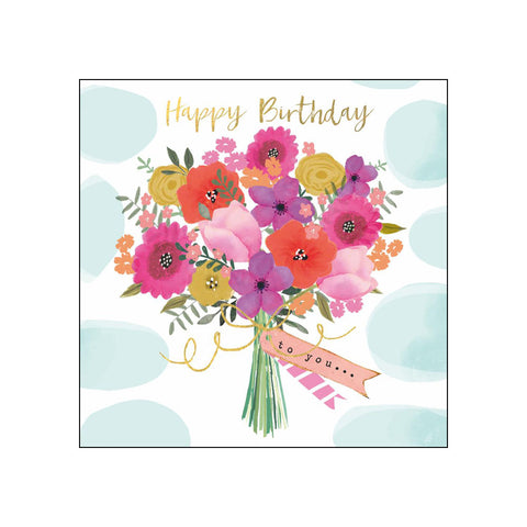 Happy Flowers • Beverage Napkins