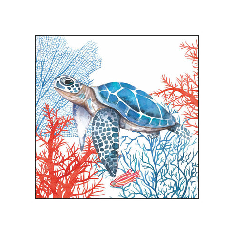 The Turtle • Beverage Napkins