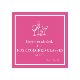Here´s to Alcohol • Beverage Napkins