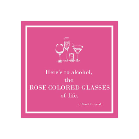 Here´s to Alcohol • Beverage Napkins