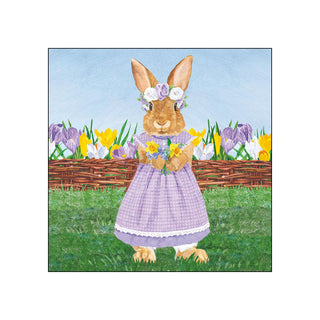 Violet Bunny • Beverage Napkins