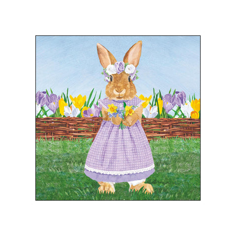 Violet Bunny • Beverage Napkins
