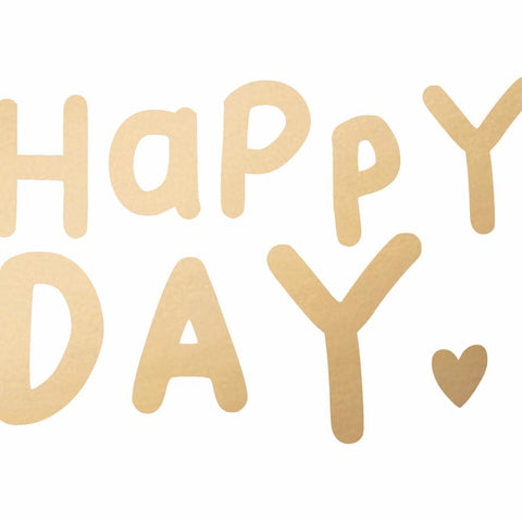 Happy Heart, gold • Lunch Napkin