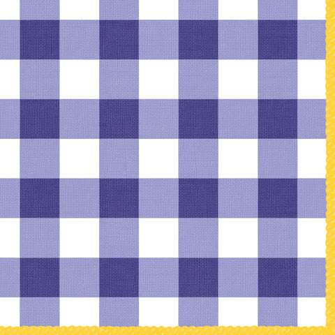 Carreaux, bleu • Lunch Napkins