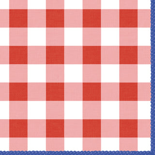 Carreaux, rouge • Lunch Napkins