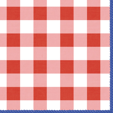 Carreaux, rouge • Lunch Napkins