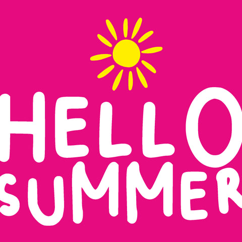 Hello Summer, pink • Lunch Napkins