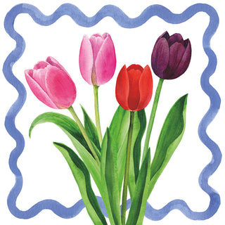 Tulip Wave • Lunch Napkins