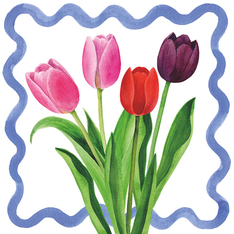 Tulip Wave • Lunch Napkins