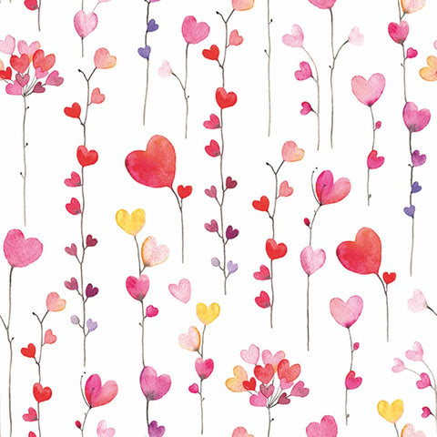 Heart Garlands • Lunch Napkin