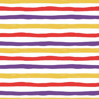 Wavy stripes, lilac • Lunch Napkin