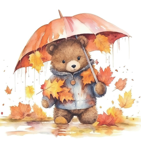 Umbrella Bear • Lunch Napkin