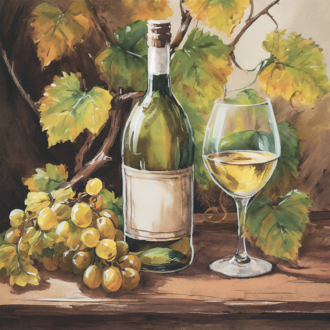 Wine & Grapes • Lunch Napkin
