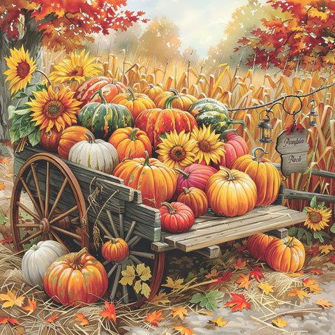 Pumpkin Harvest • Lunch Napkin